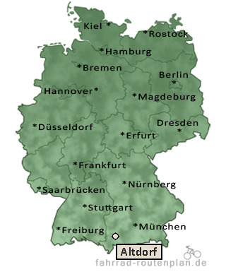 Entfernung Altdorf