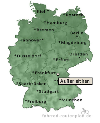 Entfernung Au&szlig;erleithen
