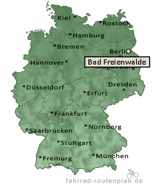 Entfernung Bad Freienwalde