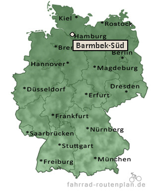 Entfernung Barmbek-Süd