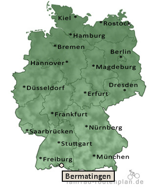 Entfernung Bermatingen