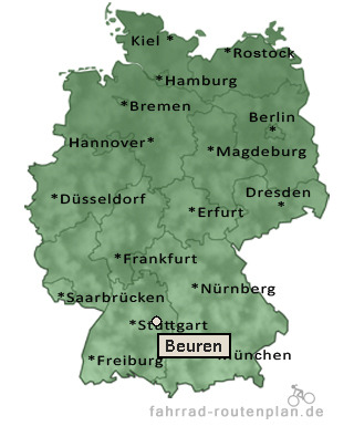 Entfernung Beuren