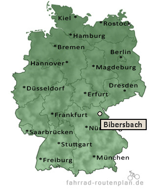 Entfernung Bibersbach