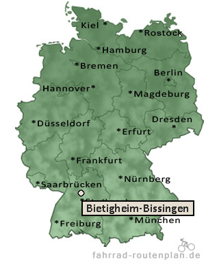 Entfernung Bietigheim-Bissingen