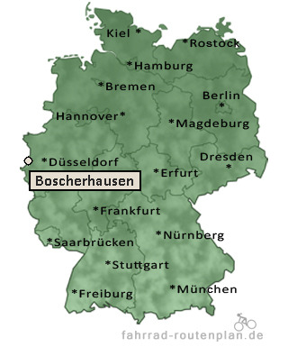 Entfernung Boscherhausen