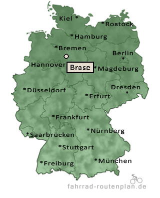 Entfernung Brase