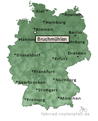 Entfernung Bruchmühlen