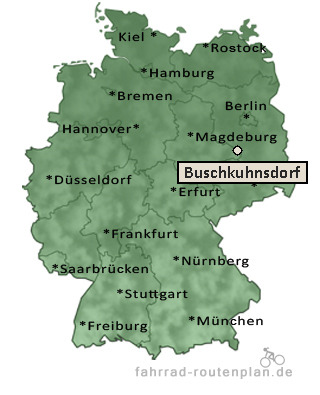 Entfernung Buschkuhnsdorf
