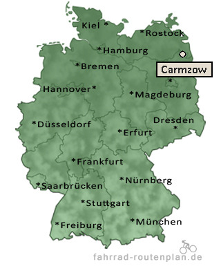 Entfernung Carmzow
