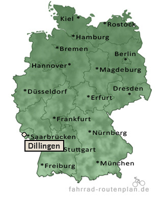 Entfernung Dillingen