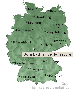 Entfernung Dörmbach an der Milseburg