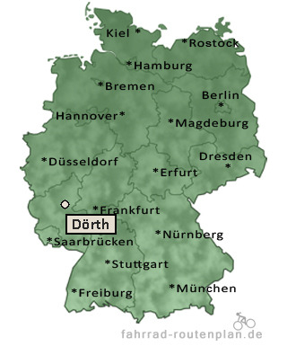 Entfernung Dörth