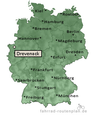 Entfernung Drevenack