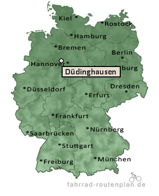 Entfernung Düdinghausen