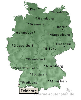 Entfernung Feldberg