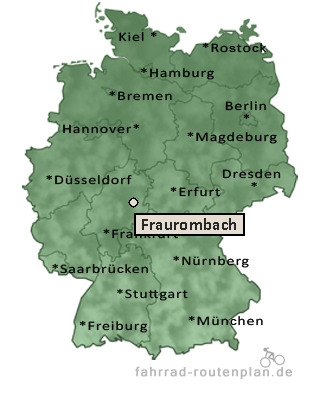 Entfernung Fraurombach