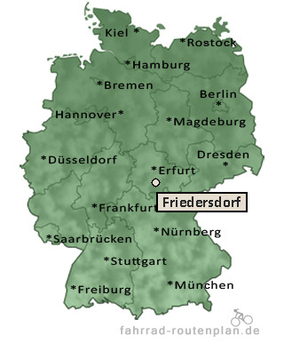 Entfernung Friedersdorf