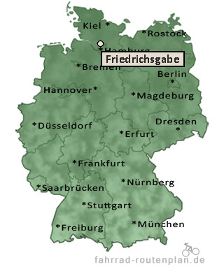 Entfernung Friedrichsgabe