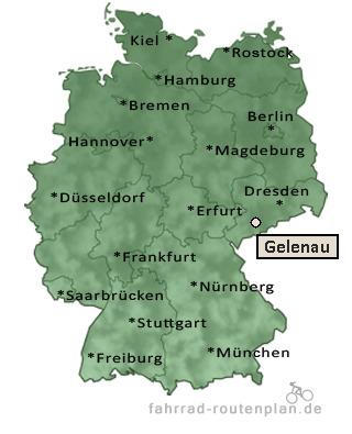 Entfernung Gelenau