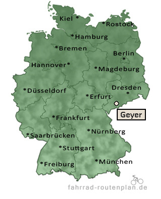 Entfernung Geyer