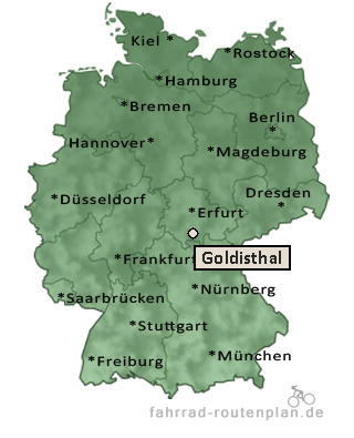 Entfernung Goldisthal