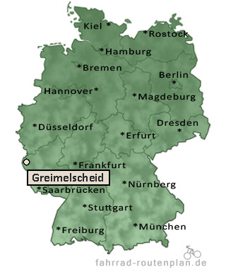 Entfernung Greimelscheid