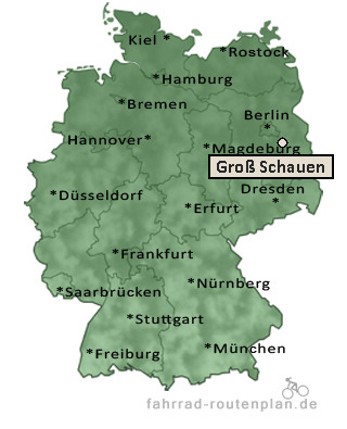 Entfernung Gro&szlig; Schauen