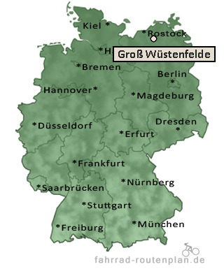 Entfernung Gro&szlig; W&uuml;stenfelde