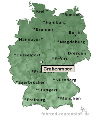 Entfernung Gro&szlig;enmoor