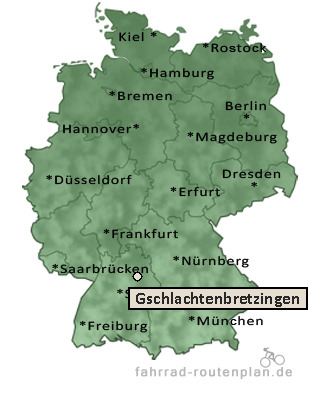 Entfernung Gschlachtenbretzingen
