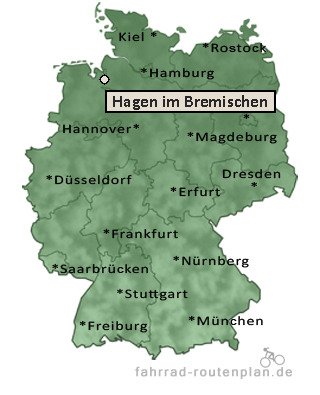 Entfernung Hagen im Bremischen