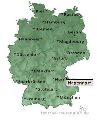Entfernung Hagendorf