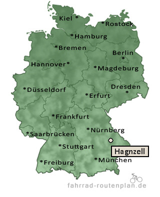 Entfernung Hagnzell