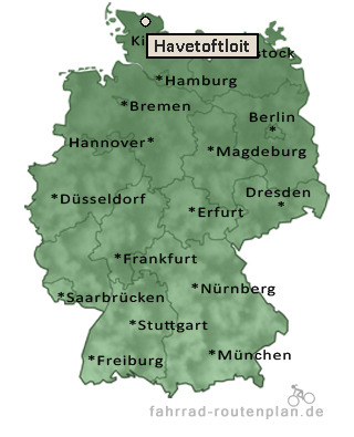 Entfernung Havetoftloit