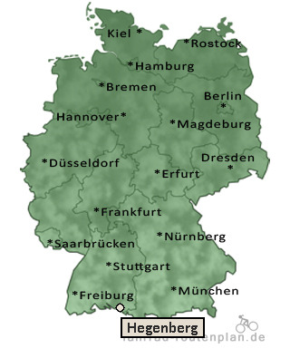 Entfernung Hegenberg