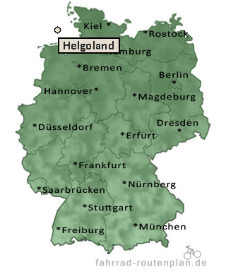 Entfernung Helgoland