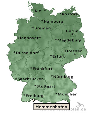 Entfernung Hemmenhofen