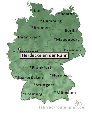 Entfernung Herdecke an der Ruhr