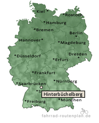 Entfernung Hinterb&uuml;chelberg