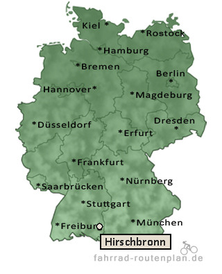 Entfernung Hirschbronn