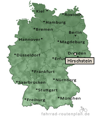 Entfernung Hirschstein