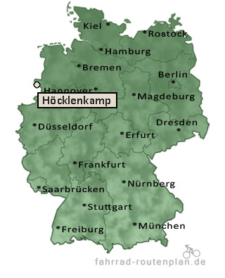 Entfernung H&ouml;cklenkamp