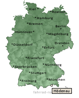 Entfernung H&ouml;denau