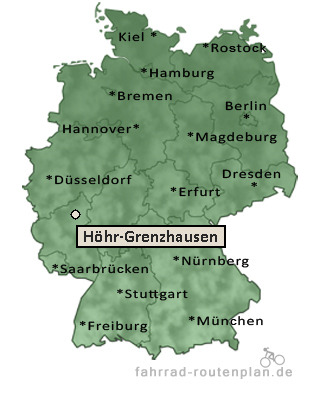 Entfernung Höhr-Grenzhausen