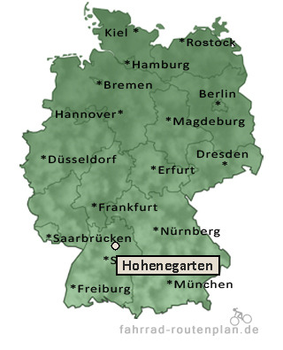 Entfernung Hohenegarten