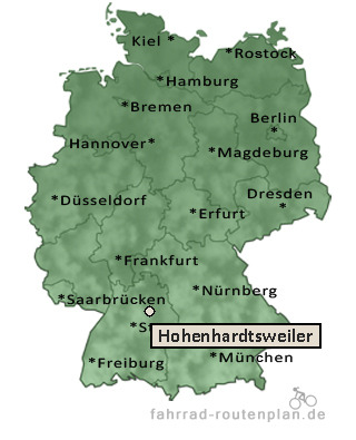 Entfernung Hohenhardtsweiler