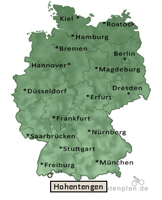 Entfernung Hohentengen
