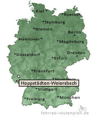 Entfernung Hoppst&auml;dten-Weiersbach