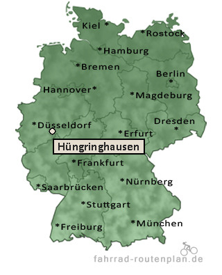 Entfernung H&uuml;ngringhausen