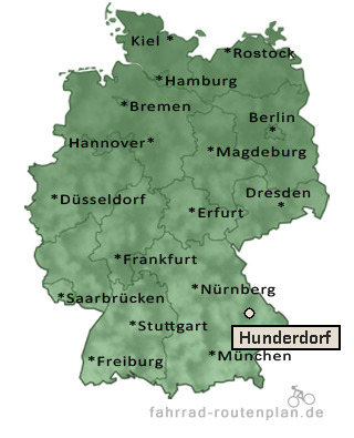 Entfernung Hunderdorf